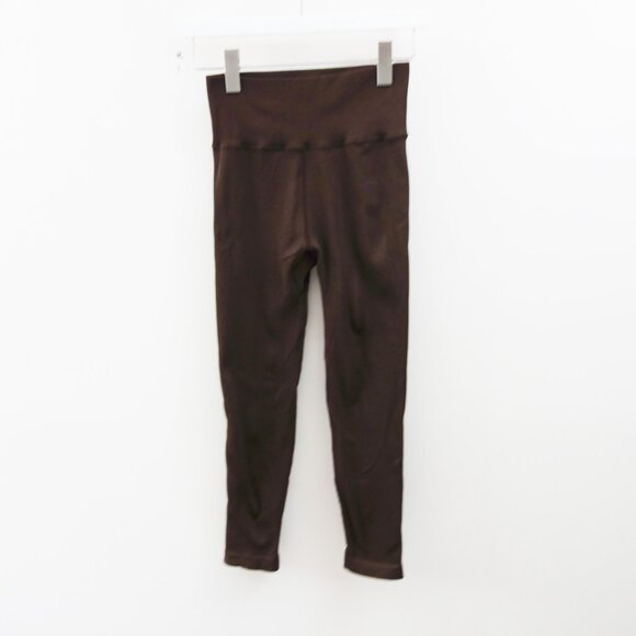 GapFit Seamless Ribbed High Rise 7/8 Leggings in Brown (M/L) NWOT! - Picture 2 of 7